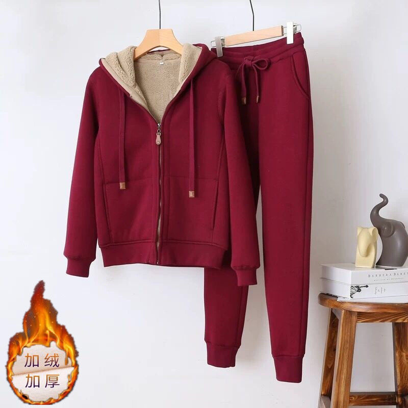Winter Clothing Sales - Sonbahar Kış Kazak Sweatpants Iki parçalı