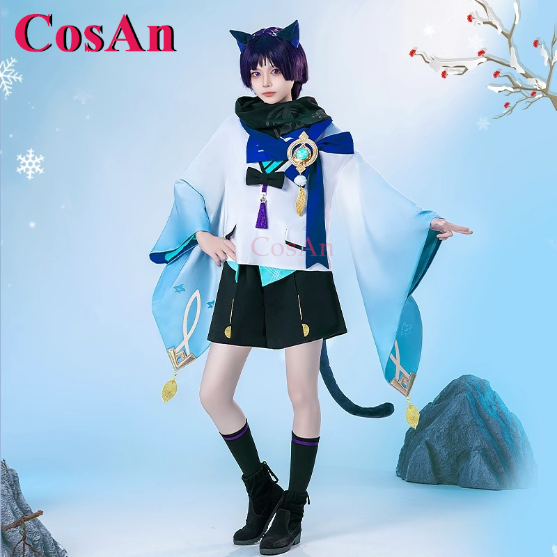 Winter Clothing Game - CosAn Oyunu Genshin Impact Wanderer/Scaramouche Cosplay