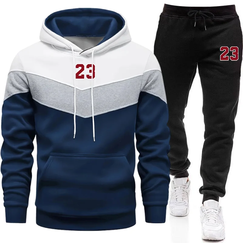 Winter Clothes - Erkekler için yeni eşofman rahat kapüşonlu