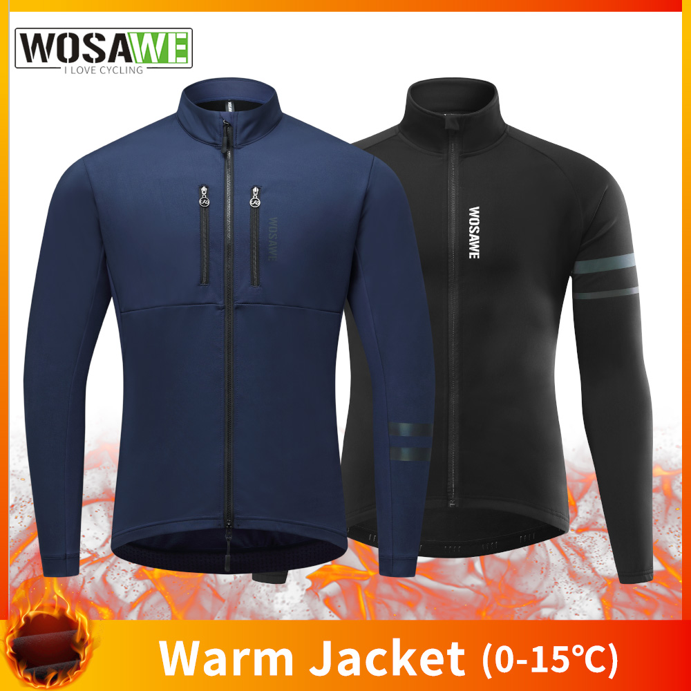Winter Clothing Pinterest - WOSAWE bisiklet ceketi kış termal polar
