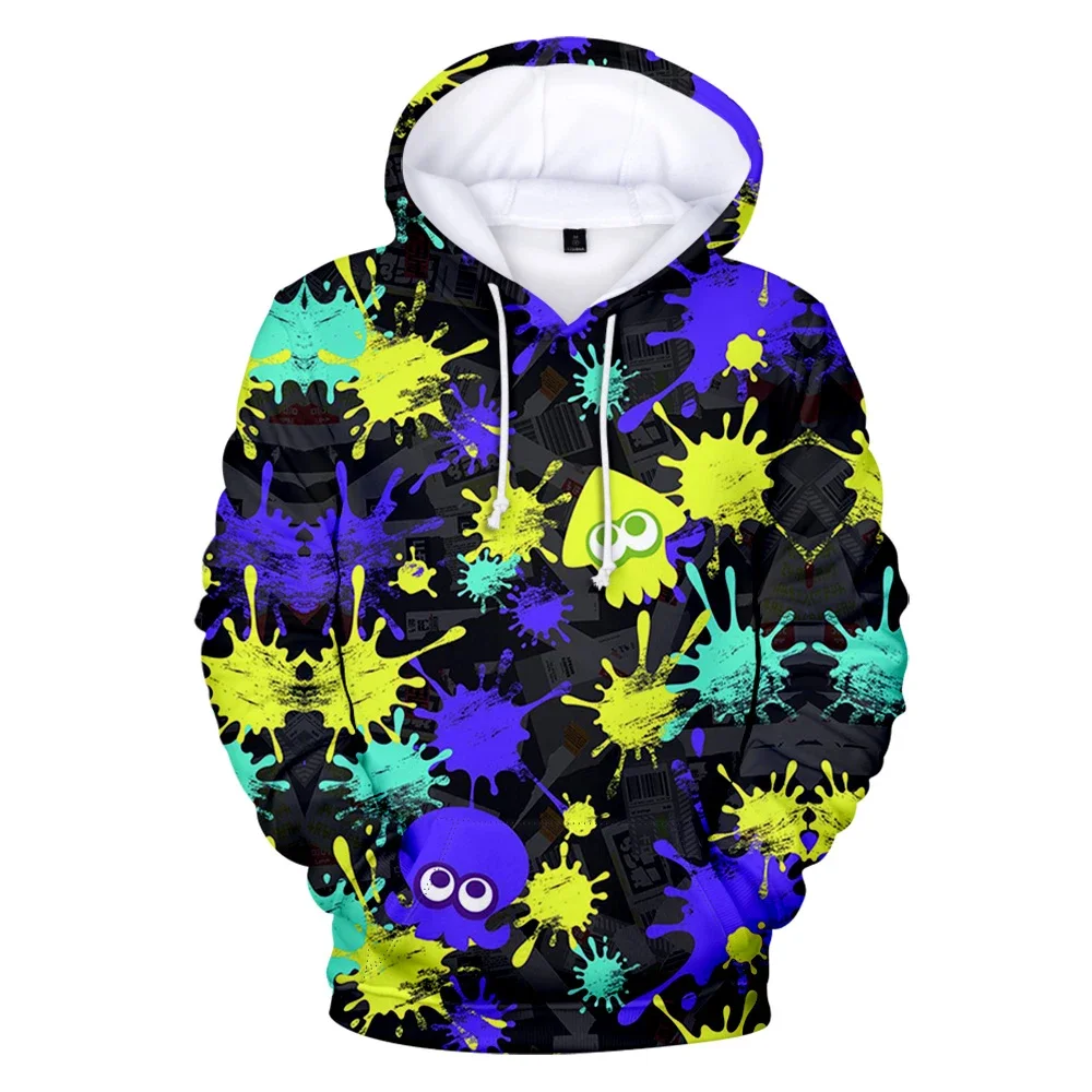 Winter Clothing Game - Splatoon 3 Oyunu Unisex Uzun Kollu
