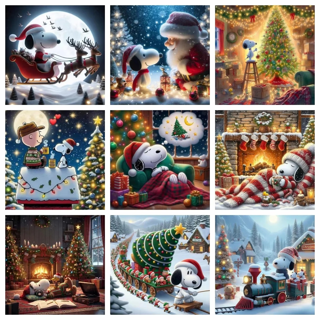 Winter Clothing Pinterest - 2026 Yeni Kış Noel Snoopy Elmas
