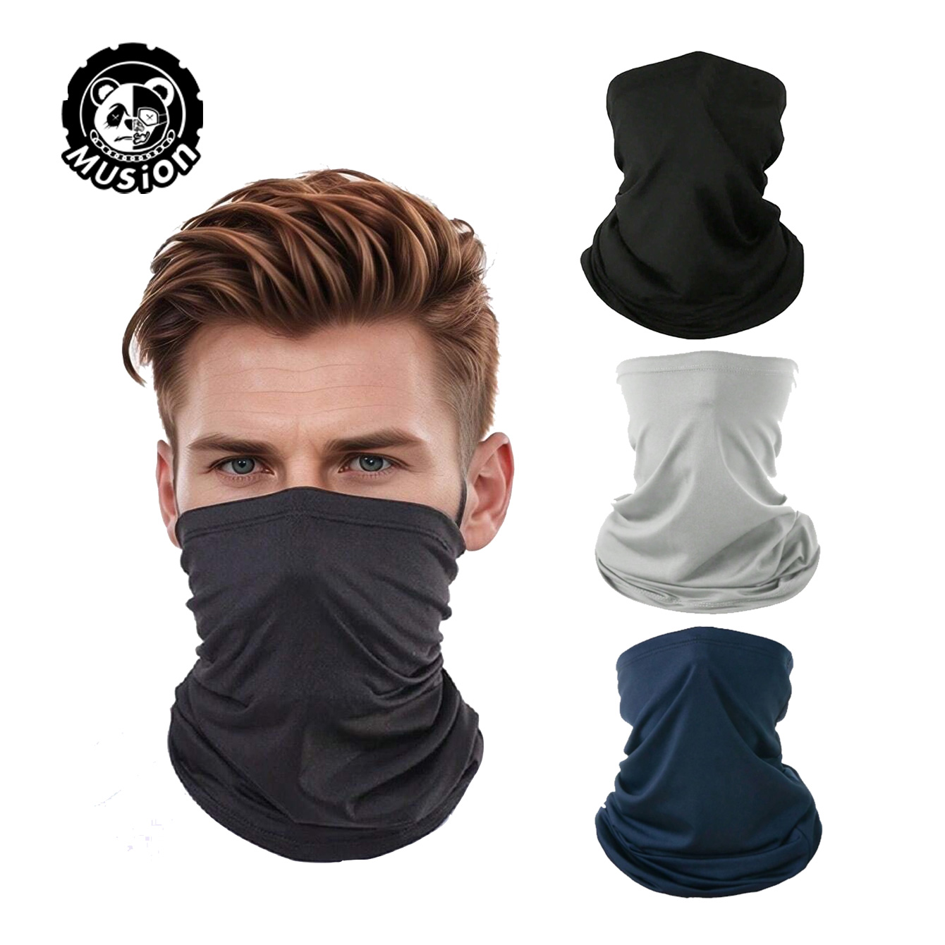 Wool Balaclava Knit - Musion Balaclava Binicilik Maskesi Çok Fonksiyonlu