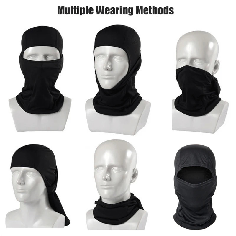 Wool Balaclava Knit - Kamuflaj Balaklava Şapka Bisiklet Tam Yüz