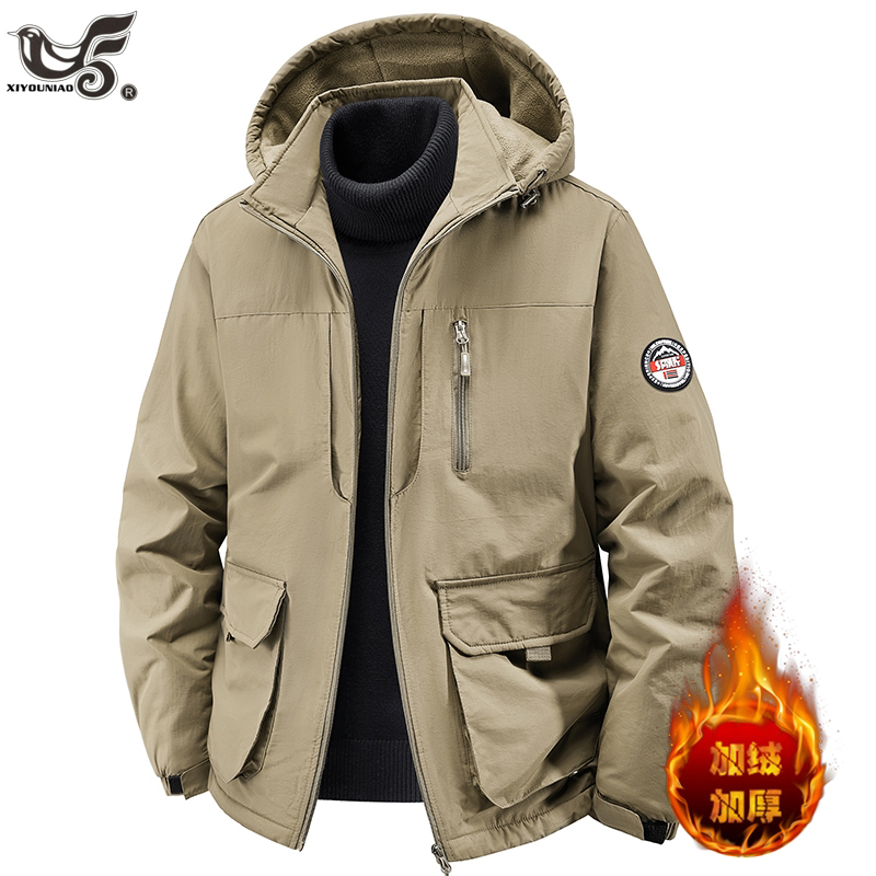 Winter Clothing Game - Artı Boyutu 7XL 8XL Erkek Parkas