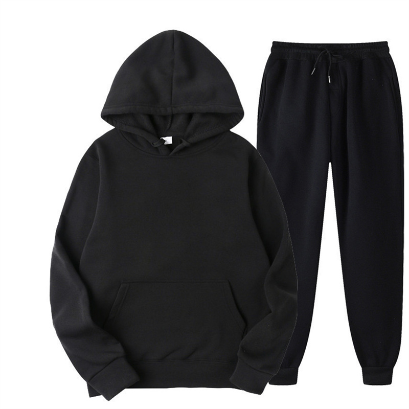 Winter Clothing Pants - Erkek Kapüşonlu Sweatshirtler 2 Parça Kapüşonlu