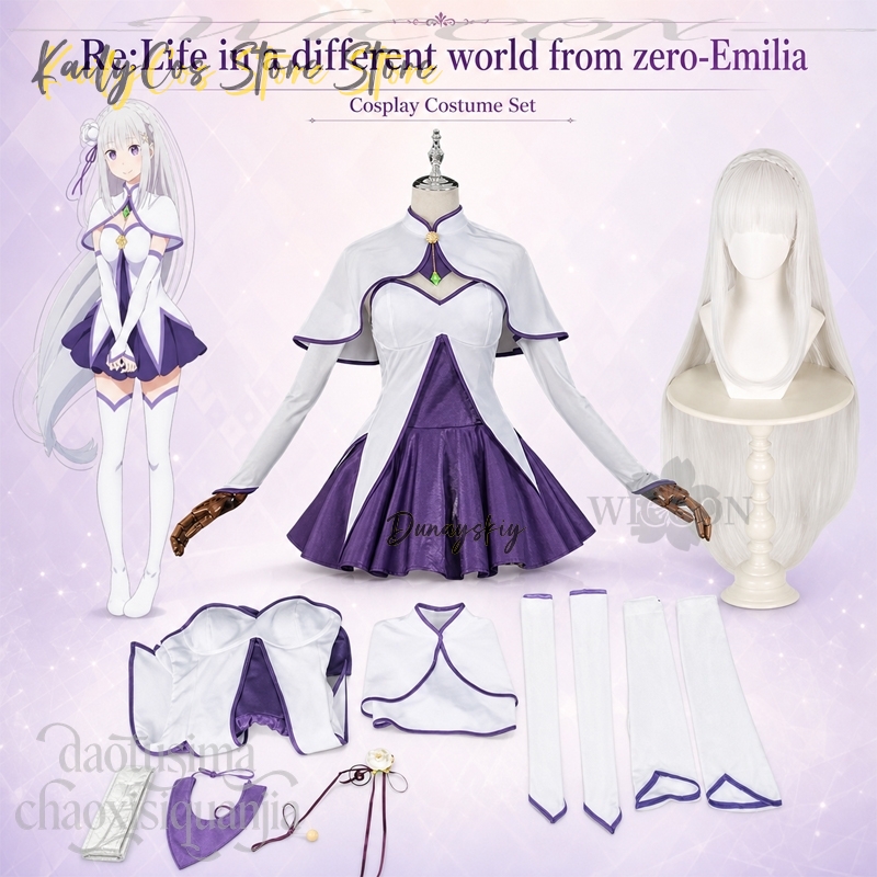 Anime Beyaz Pelerin Mor Elbise - Winter Clothes incelemesi ve fiyatı