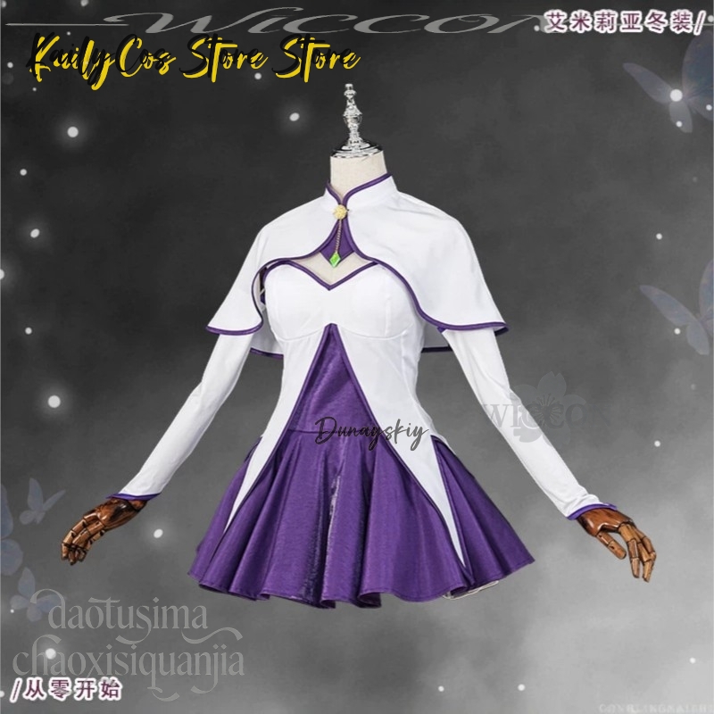 Anime Beyaz Pelerin Mor Elbise - Winter Clothes incelemesi ve fiyatı