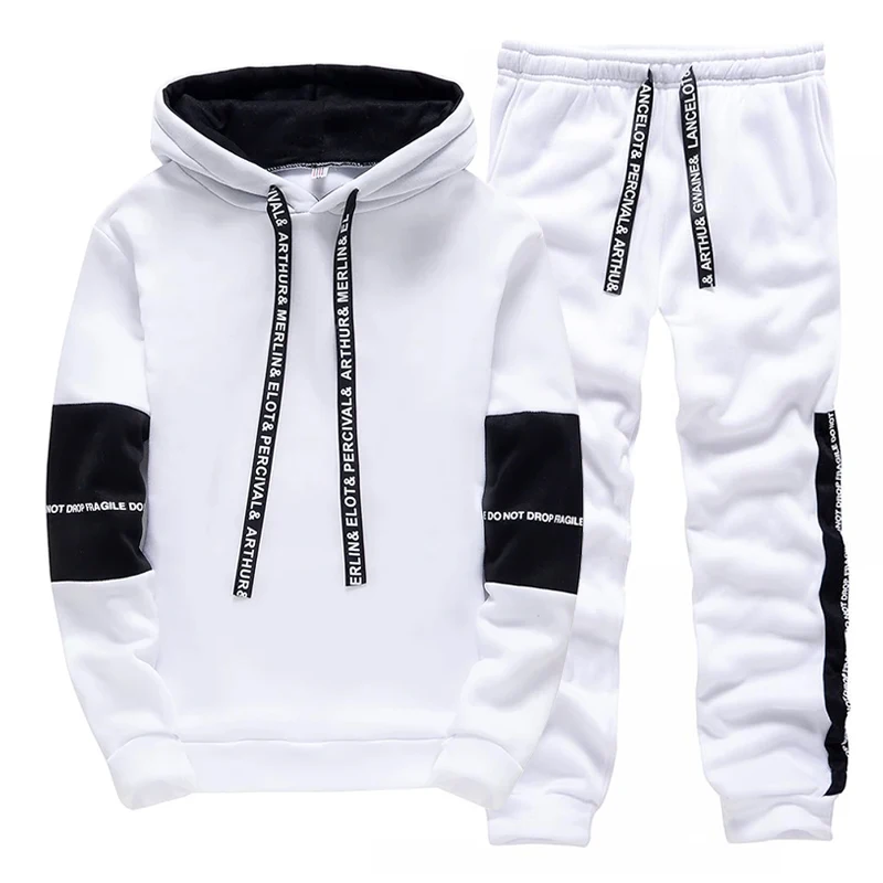 Siyah Beyaz erkek Eşofman Moda - Winter Clothing Pants incelemesi ve fiyatı