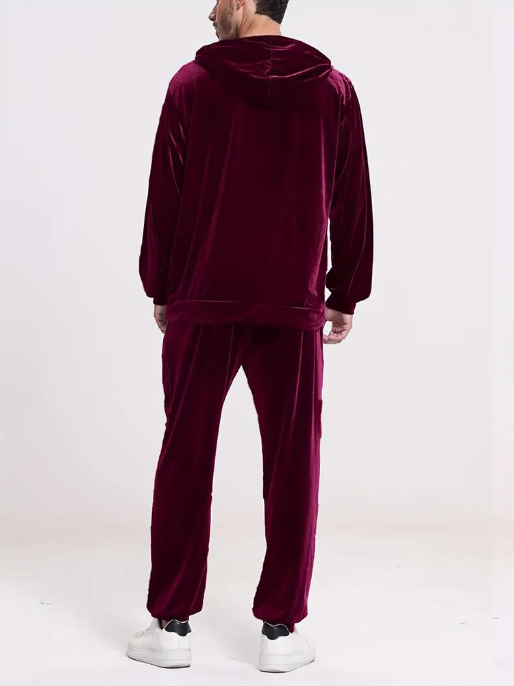 Moda Düz Renk Kadife İki Parça - Winter Clothing Pants incelemesi ve fiyatı
