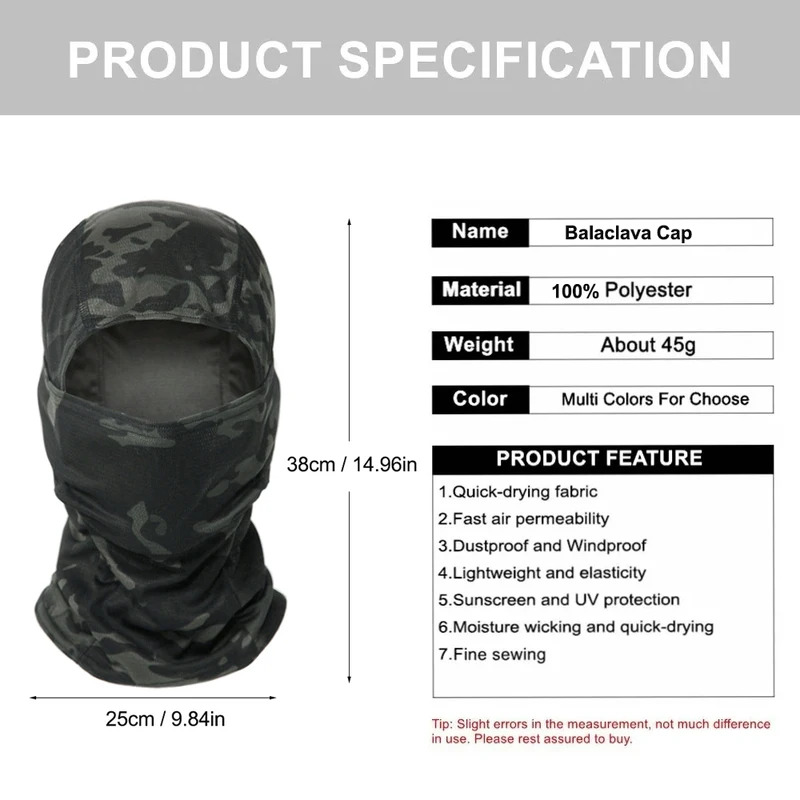 Kamuflaj Balaklava Şapka Bisik - Wool Balaclava Knit incelemesi ve fiyatı
