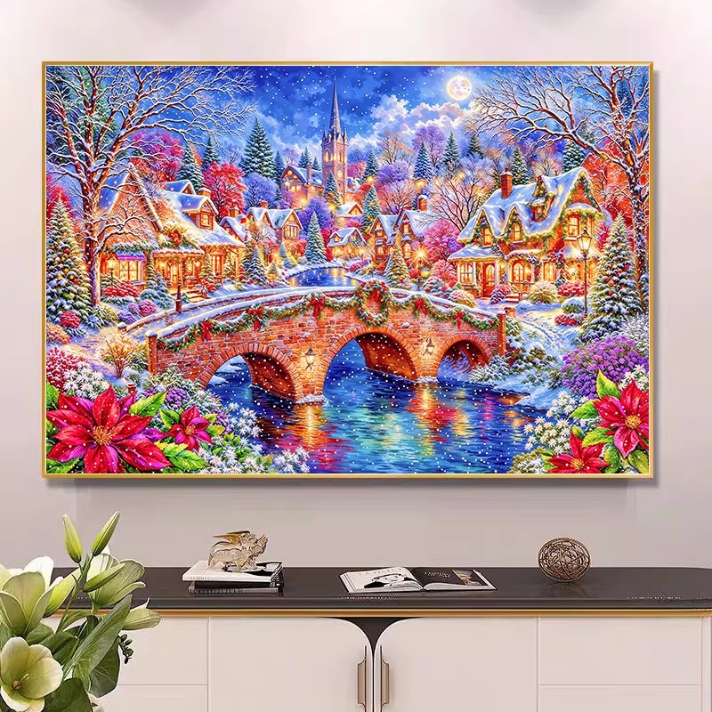9ct 100x75cm Kış Kilisesi Nakı - Winter Clothing Pinterest incelemesi ve fiyatı