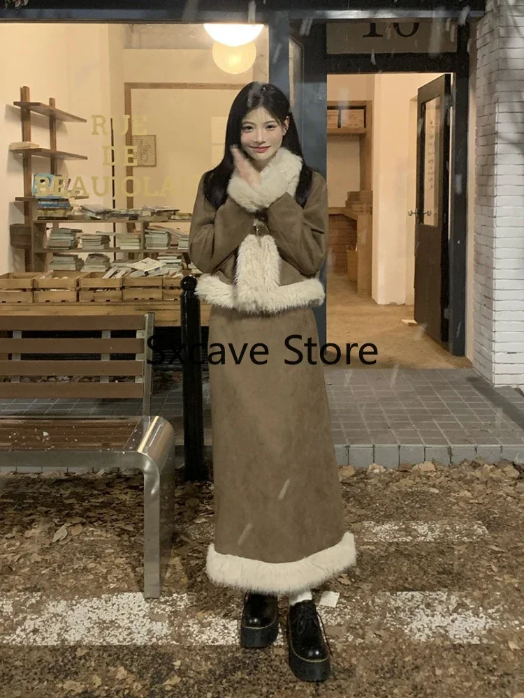Sonbahar Retro Suni Kürk 2 Par - Winter Clothing Sales incelemesi ve fiyatı