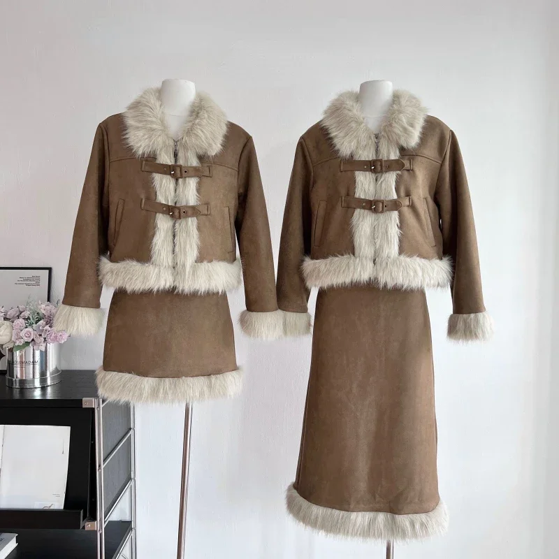 Sonbahar Retro Suni Kürk 2 Par - Winter Clothing Sales incelemesi ve fiyatı